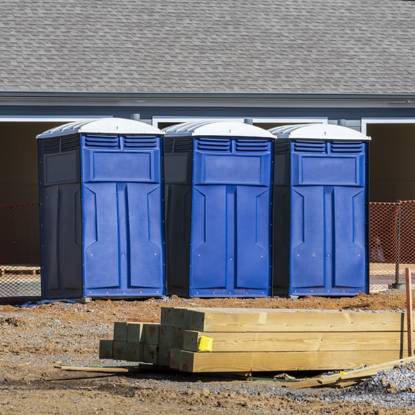 how do you ensure the porta potties are secure and safe from vandalism during an event in Alleghenyville